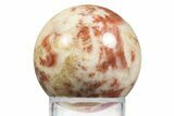 Polished Red Calcite Sphere - China #319458-1